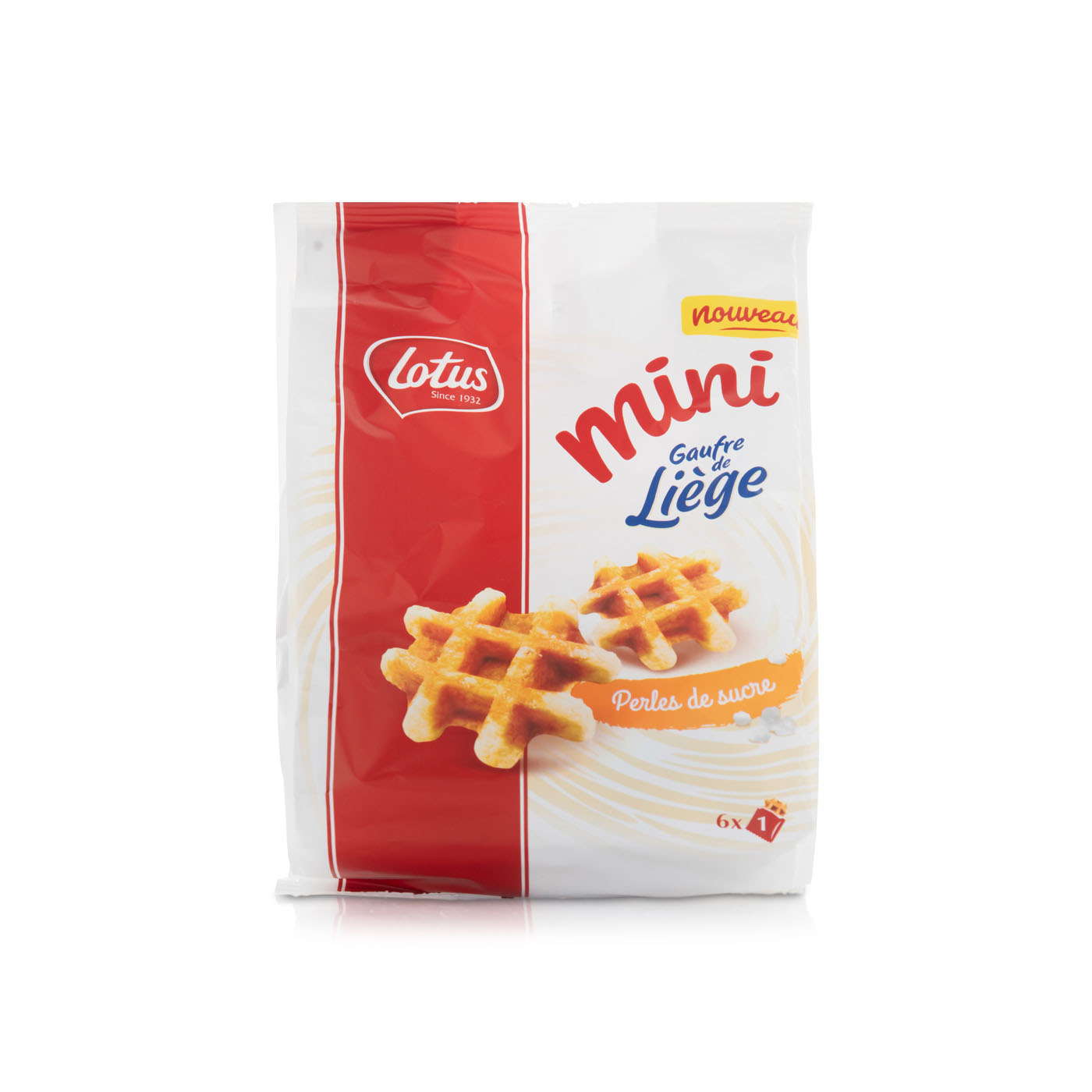 Lotus Mini Liege Waffles 6 Pack 171g