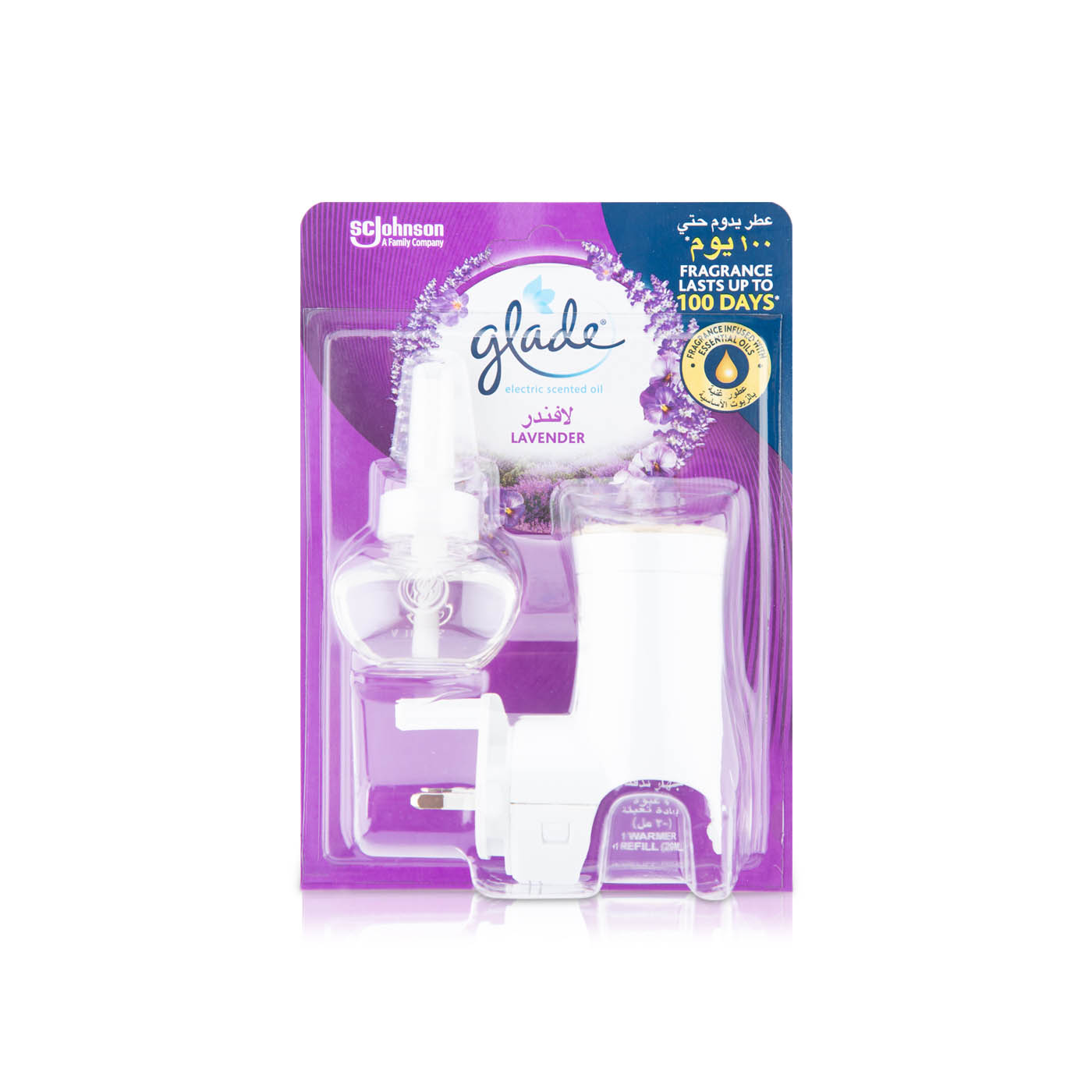 Glade Electric Scented Oil Lavender Holder 20ml