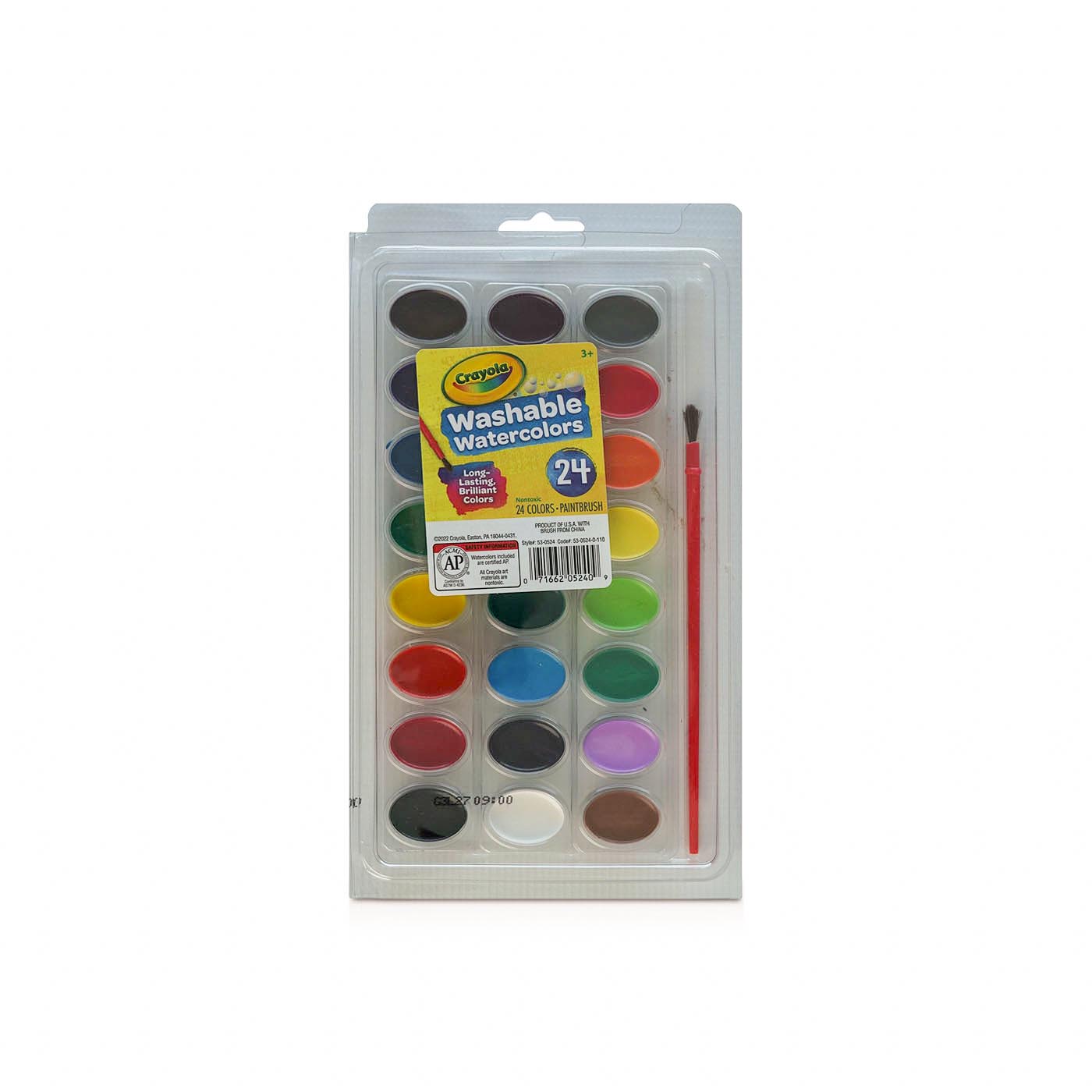 Crayola Wash Watercolours with Brush x 24