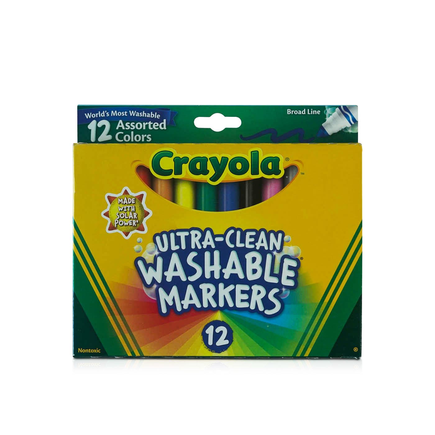 Crayola Washable Markers Broad Line x 12