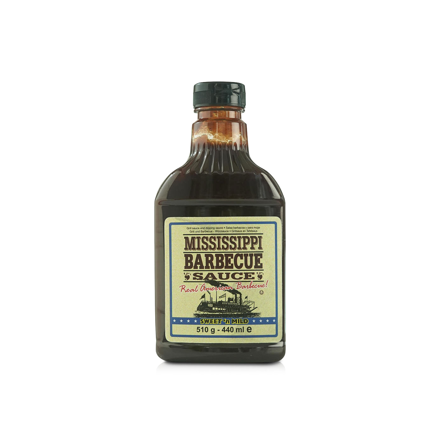 Mississippi BBQ Sauce Sweet N Mild 510g