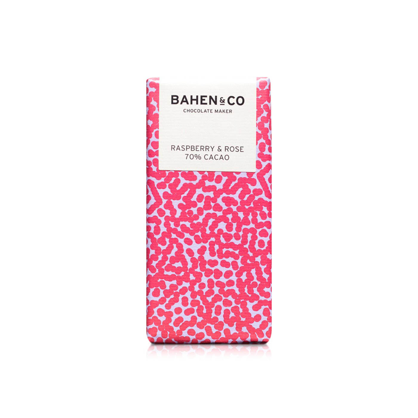 Bahen & Co Raspberry & Rose 70% Cacao 75g