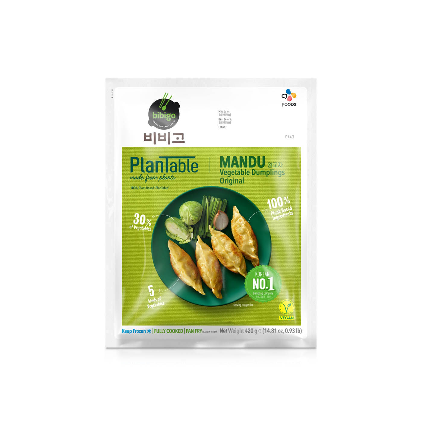 Bibigo Plantable Original Mandu Dumplings 420g