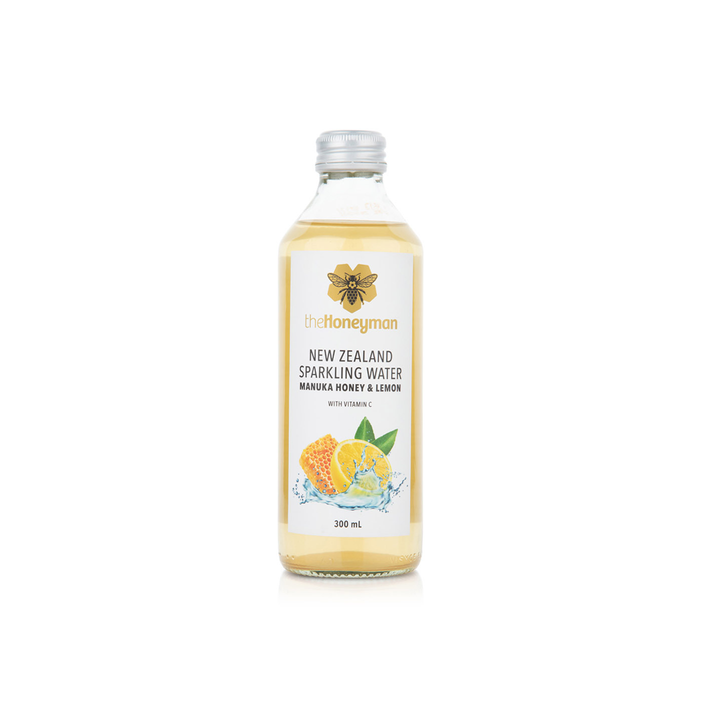The Honeyman Manuka Honey and Lemon Sparkling Water 300ml