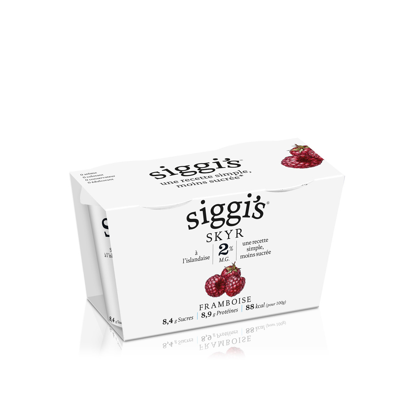 Siggi's Skyr 2% Raspberry 2 x 140g