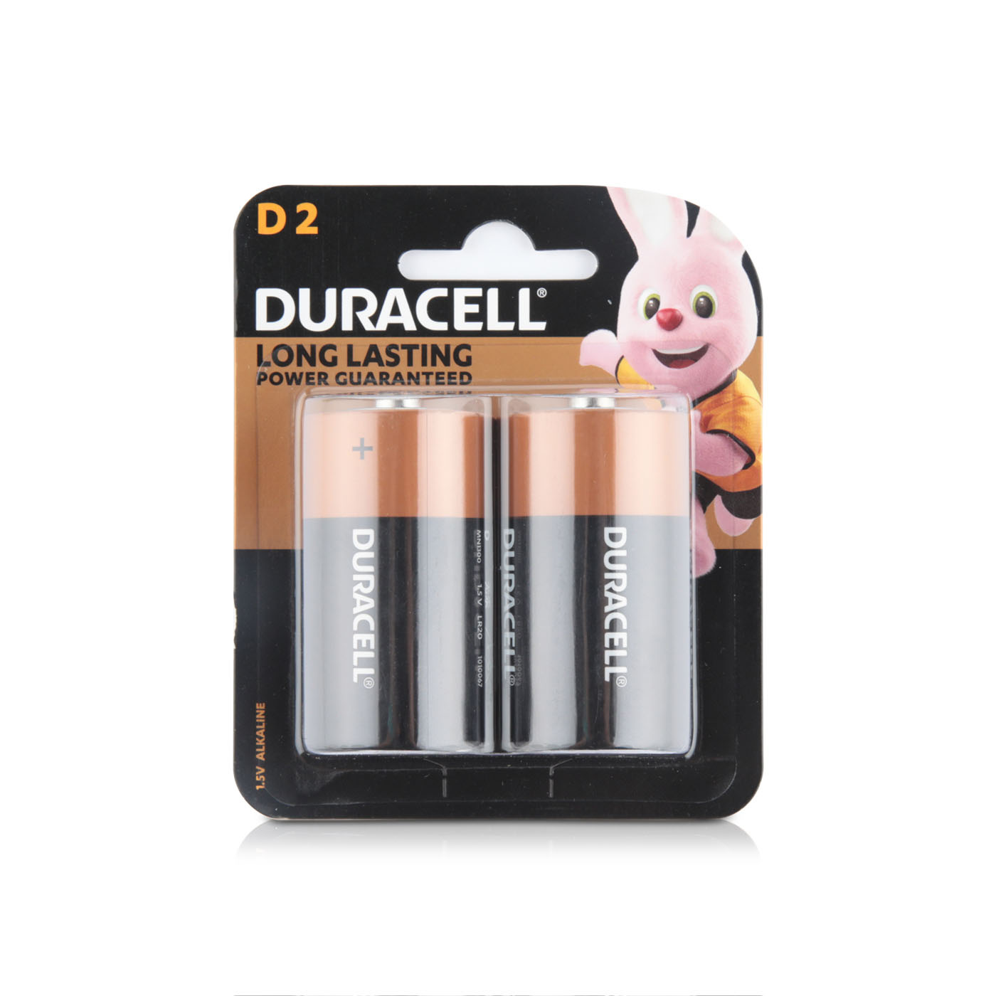 Duracell Alkaline D2 Battery x 2 - Spinneys UAE