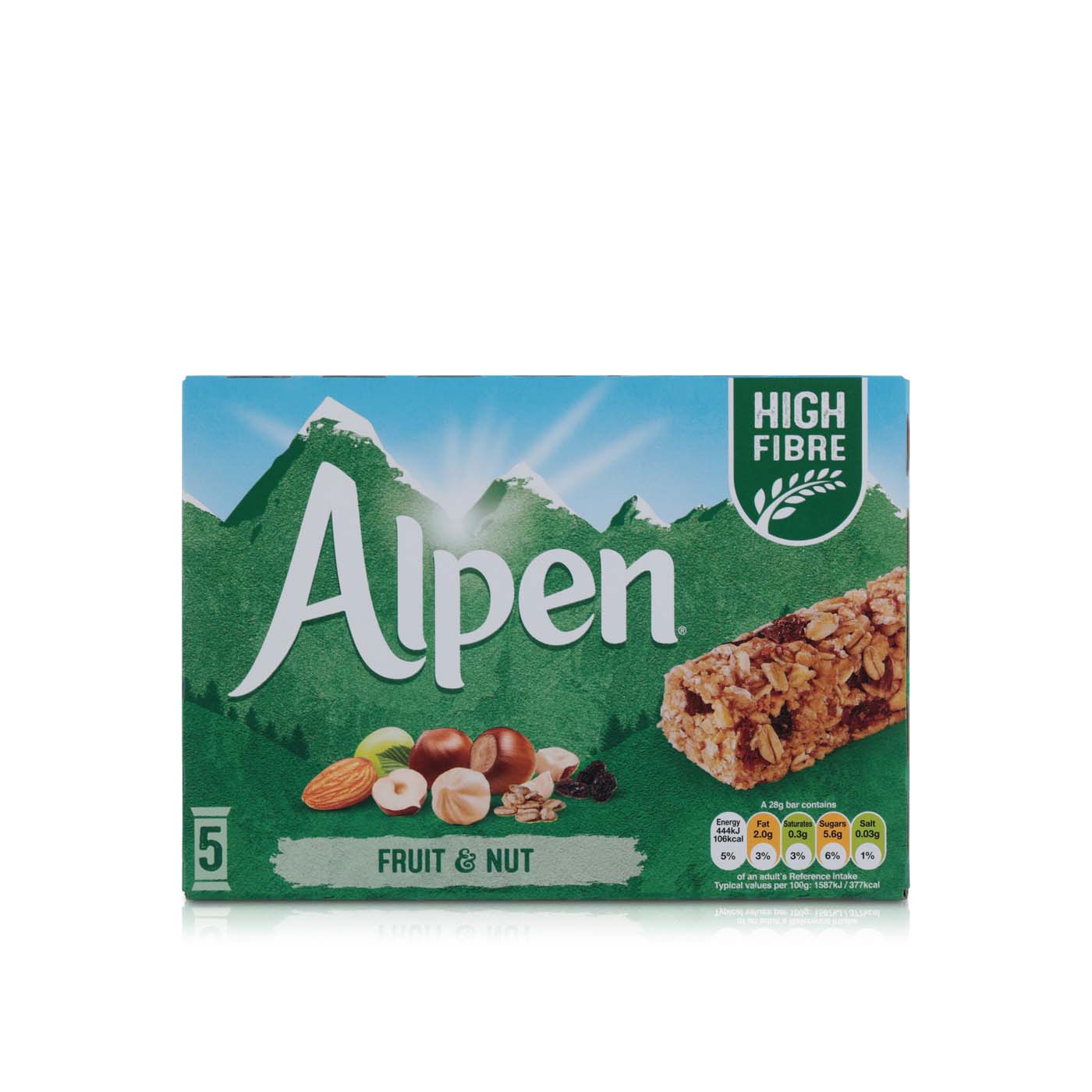 Alpen fruit & nut muesli bars 5x28g Spinneys UAE
