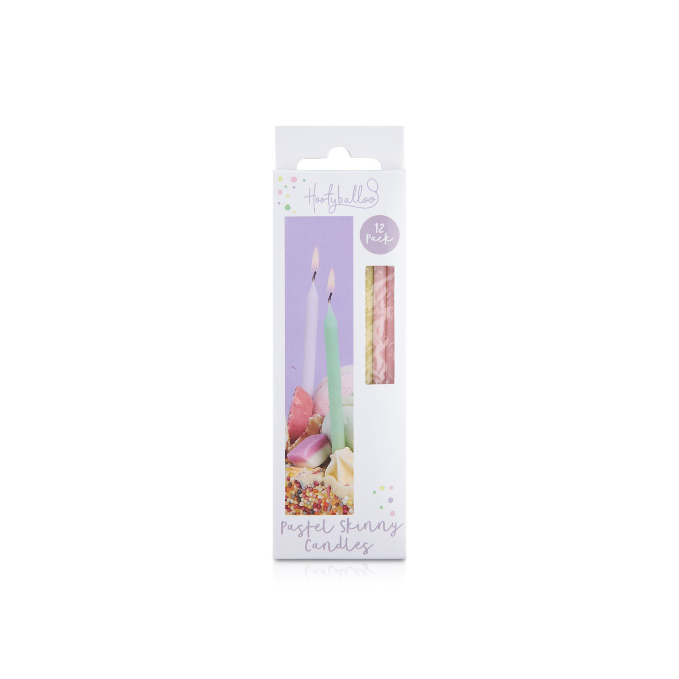 Hootyballoo Skinny Candles Pastel 12 Pack