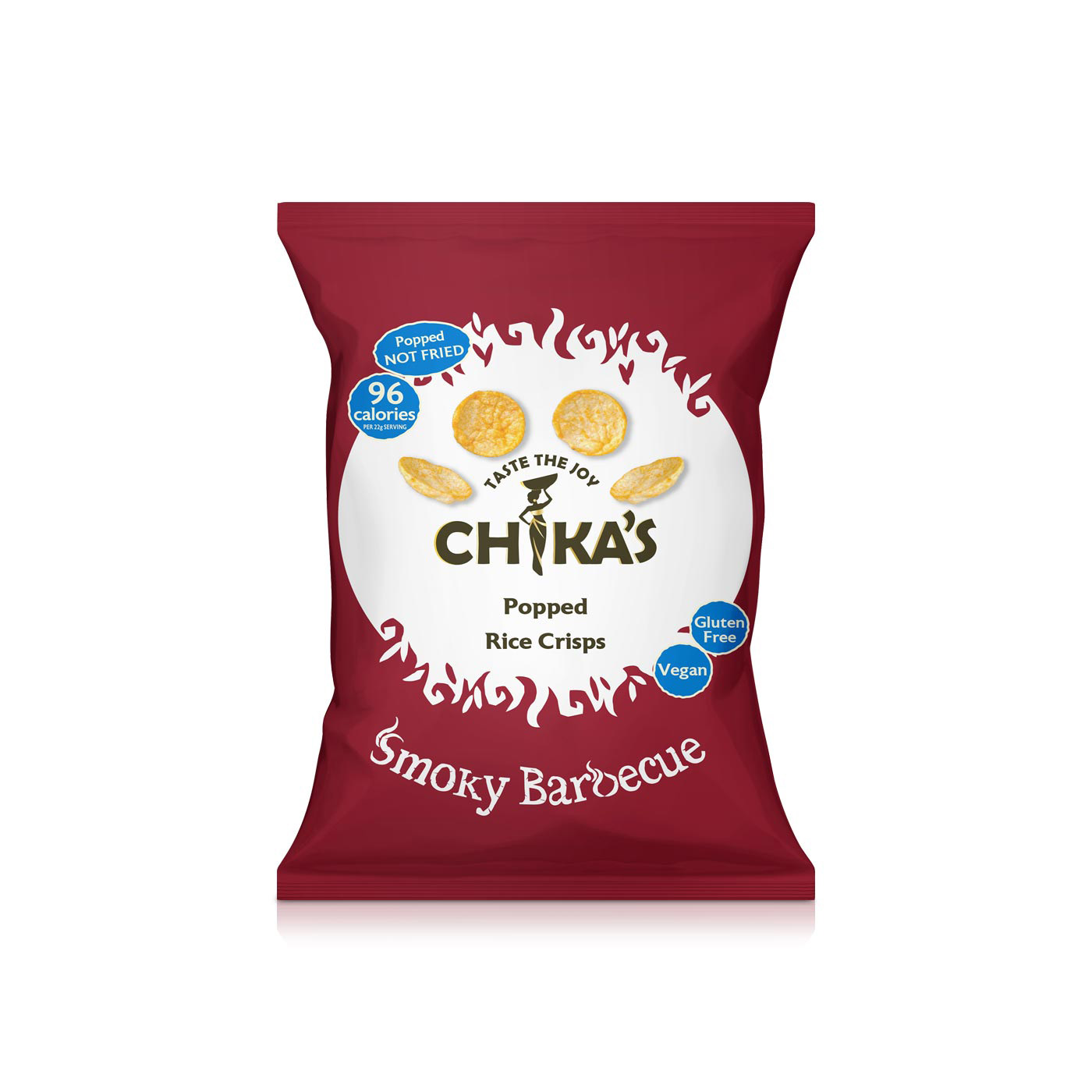 Chikas smoky barbecue rice crisps 22g - Spinneys UAE