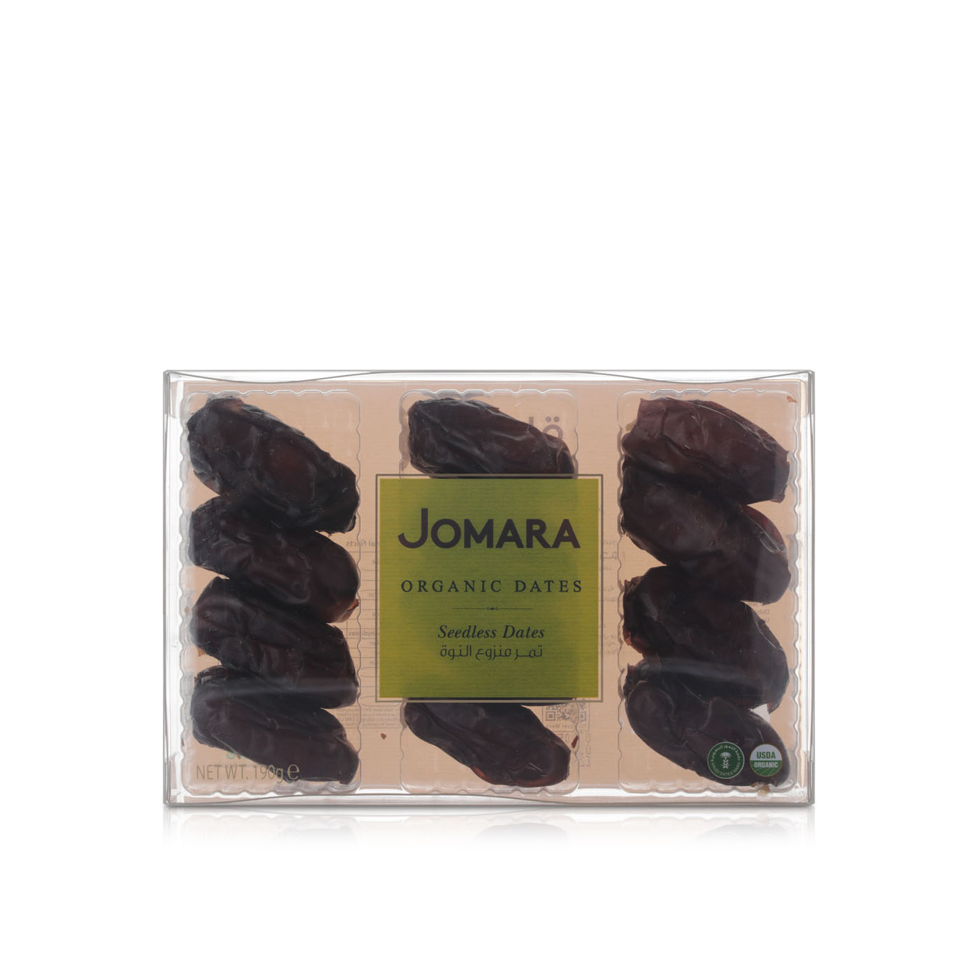 Jomara Organic Seedless Dates 190g