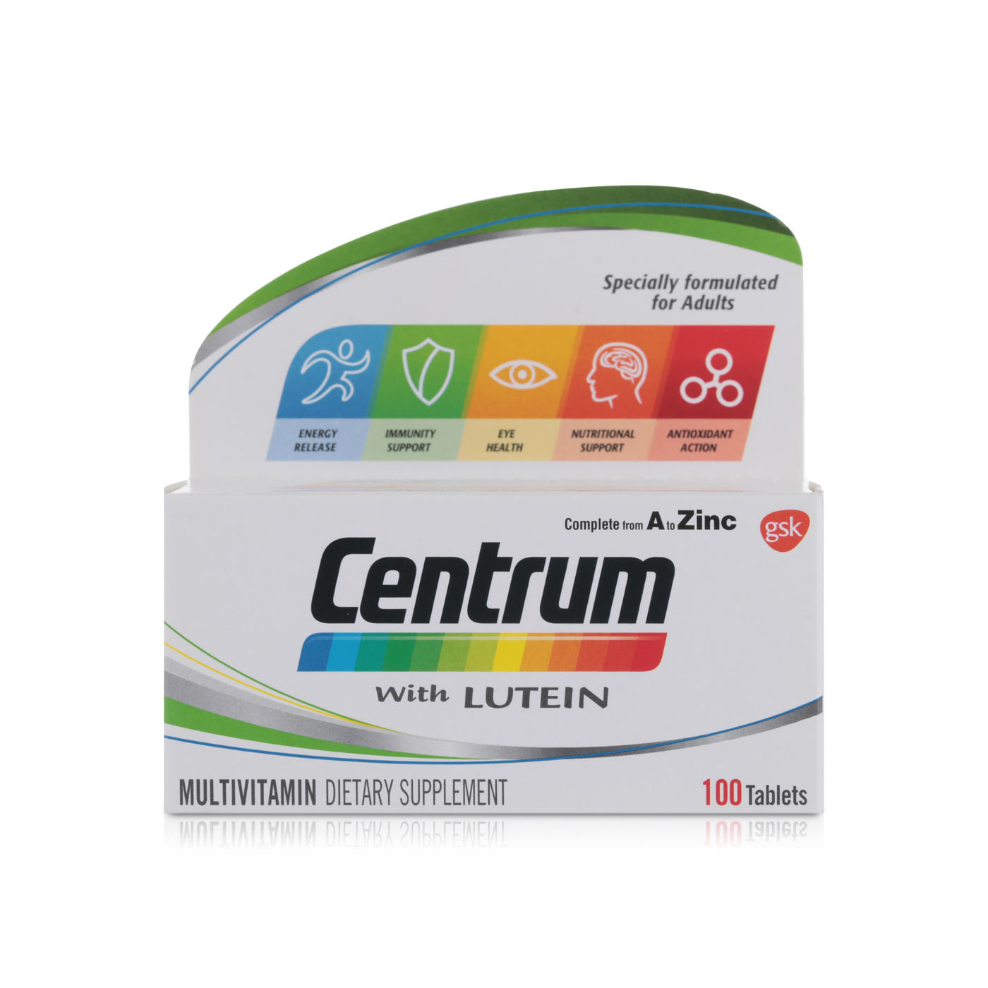 Centrum Lutein Micronutrient Multivitamins Tablets x 100