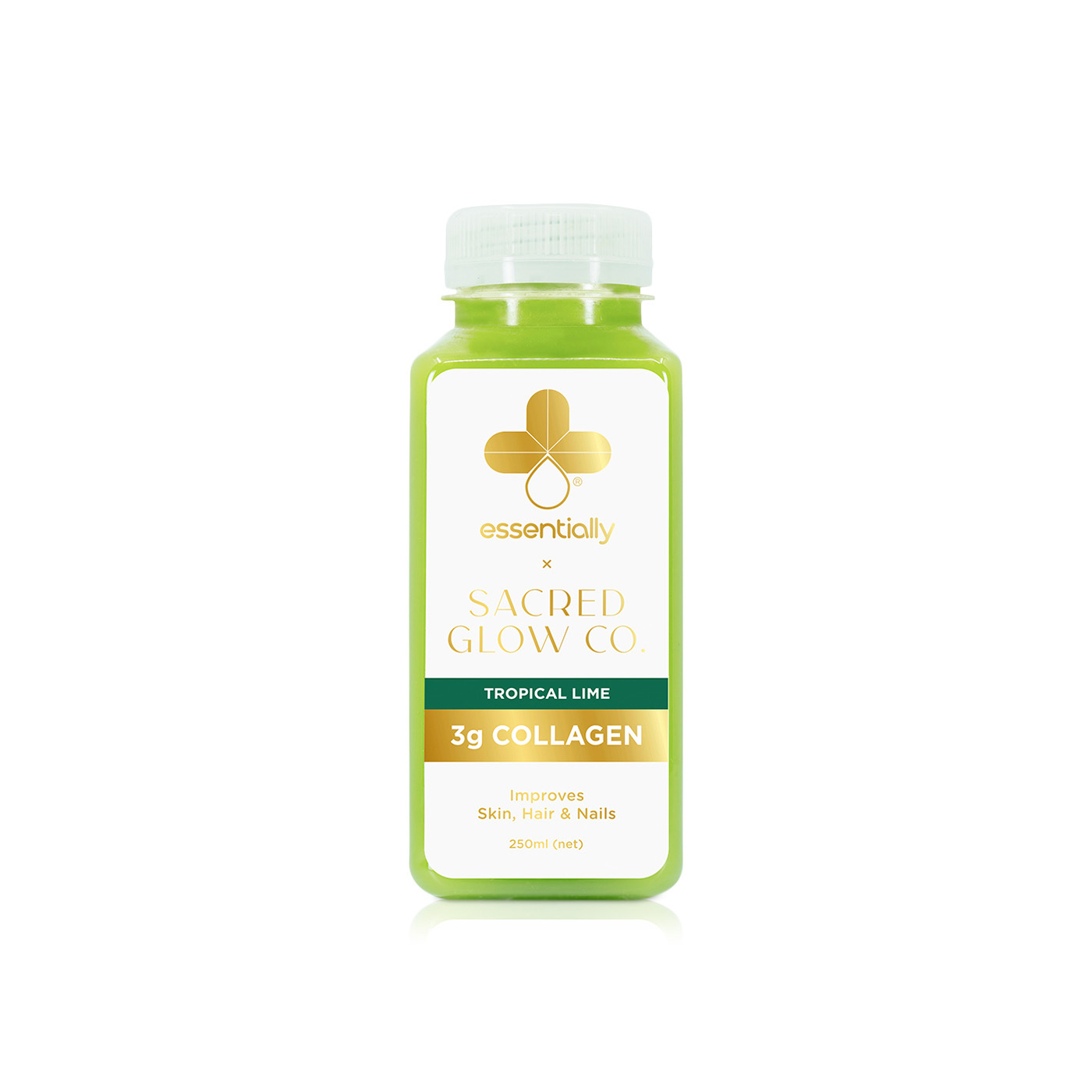 Sacred Glow Collagen Tropical Lime 250ml
