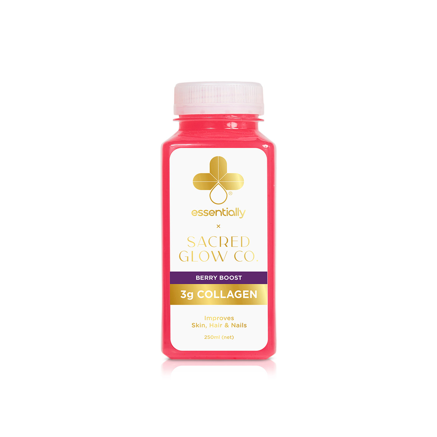 Sacred Glow Collagen Berry Boost 250ml