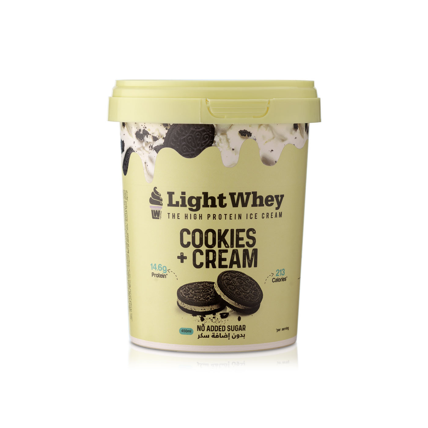 Lightwhey Frozen Cookies And Cream Ice Cream 450Ml