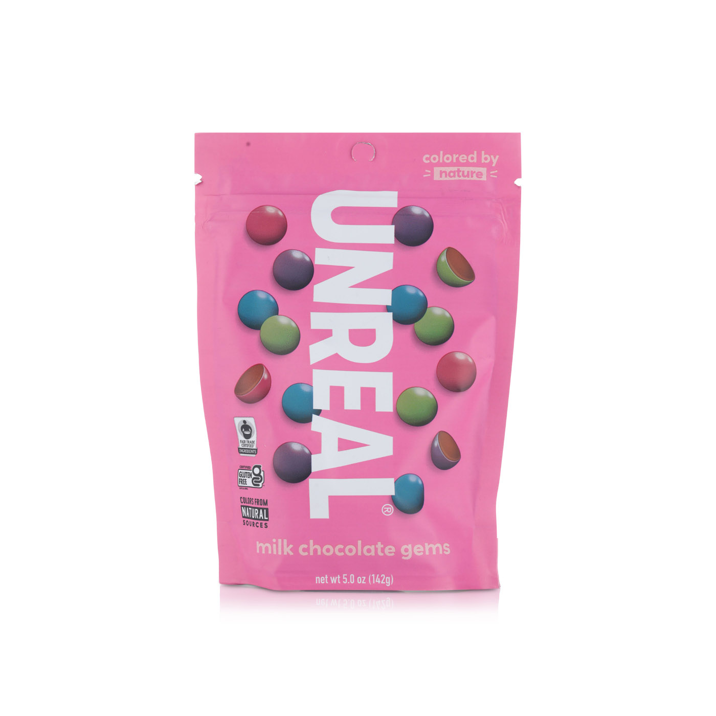 Unreal milk chocolate gems 142g - Spinneys UAE