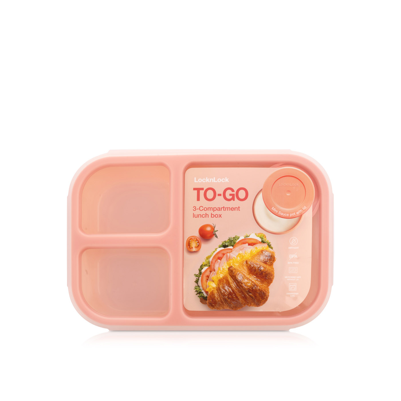 Lock & Lock Lunchbox Pink 980ml