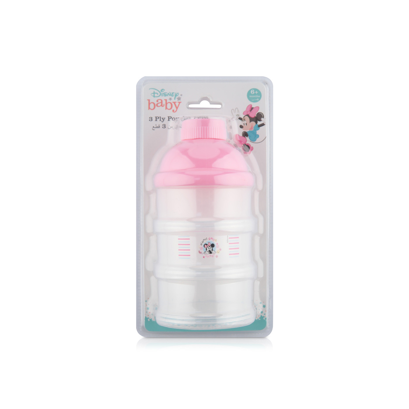 Disney Minnie Mouse Clear Milk Dispenser