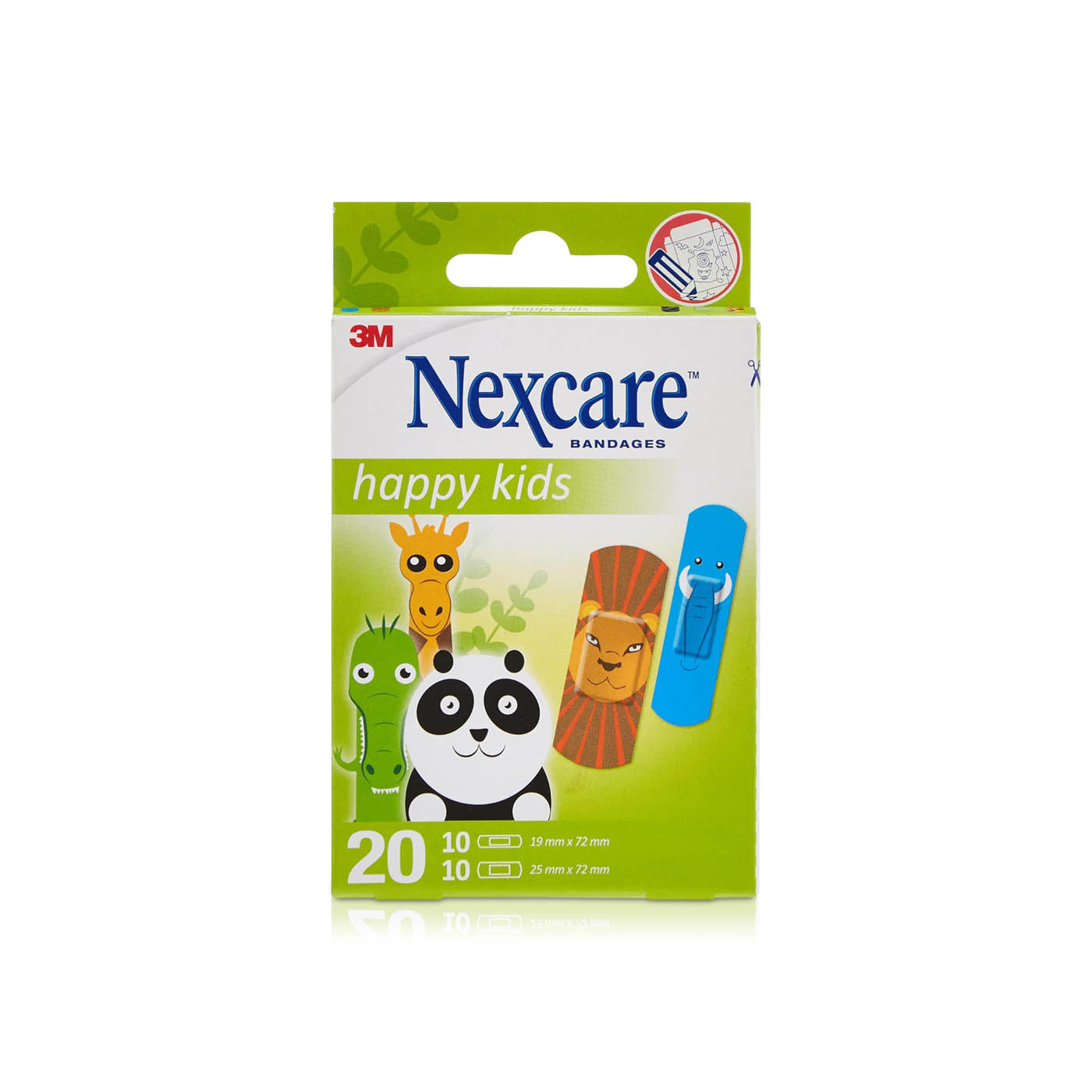 Nexcare Happy Kids Bandages Assorted 20s