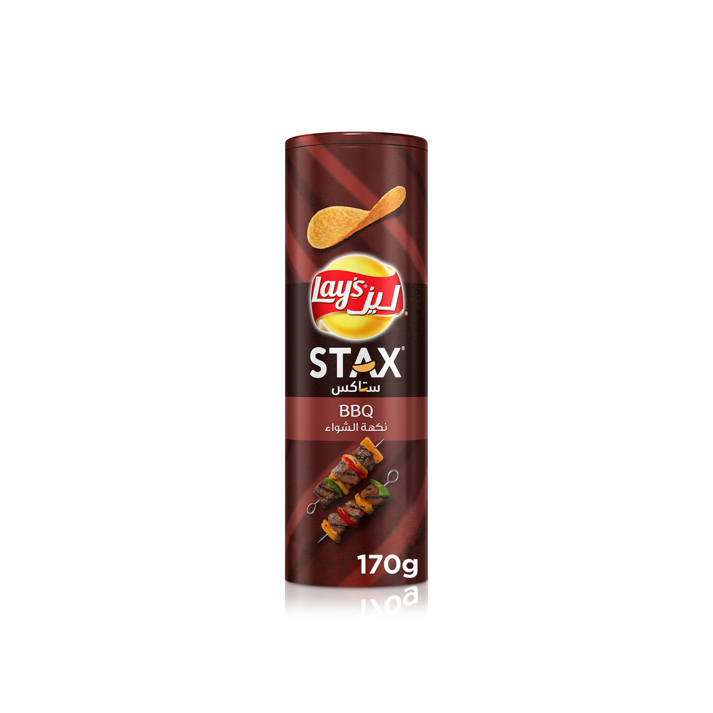 Lay's Stax BBQ Potato Crisps 170g