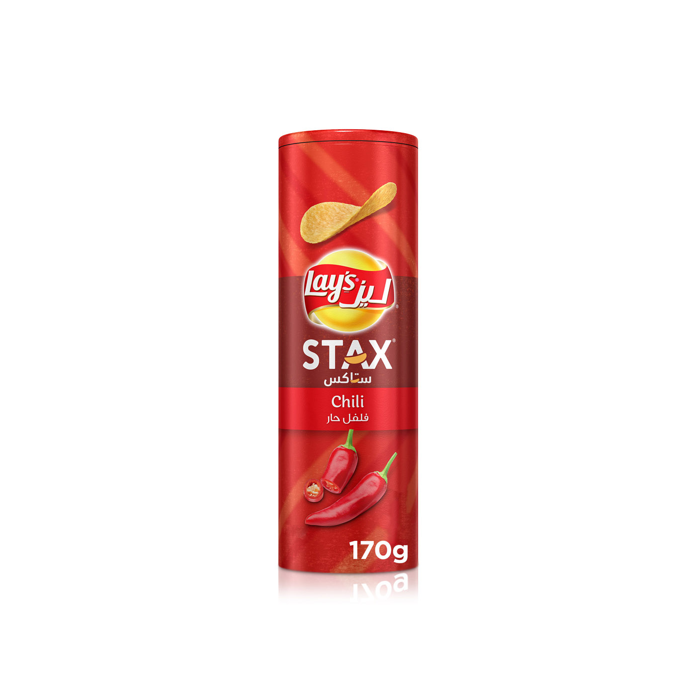 Lay's Stax Chili Potato Crisps 170g