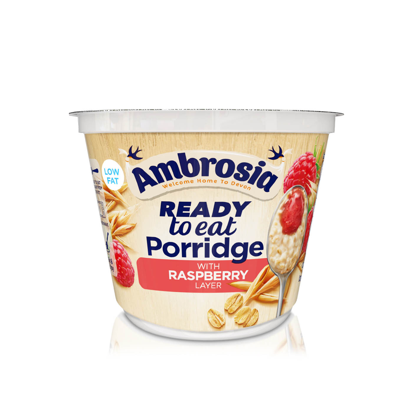Ambrosia Ready to Eat Porridge Raspberry 210g