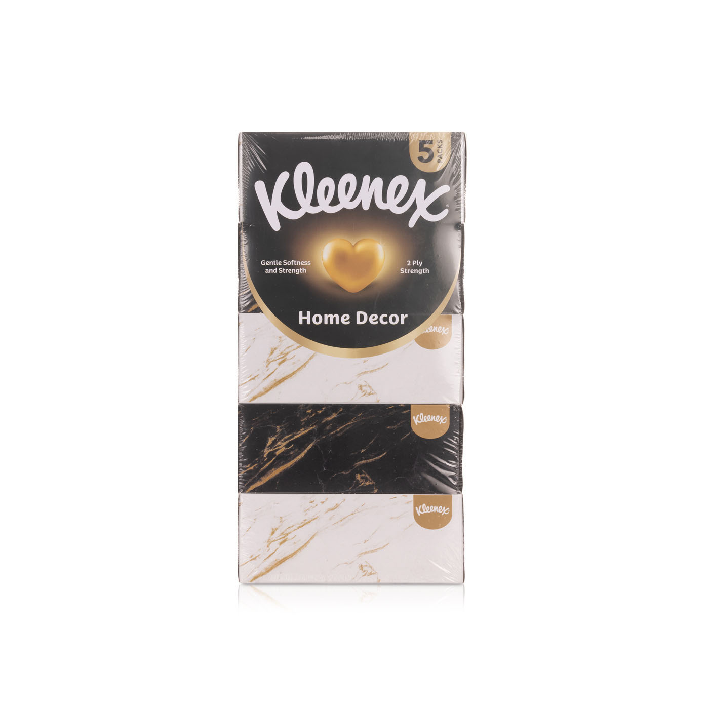 Kleenex Home Decor Facial Tissue - Pack of 5 Boxes, 170 Sheets x 2 Ply