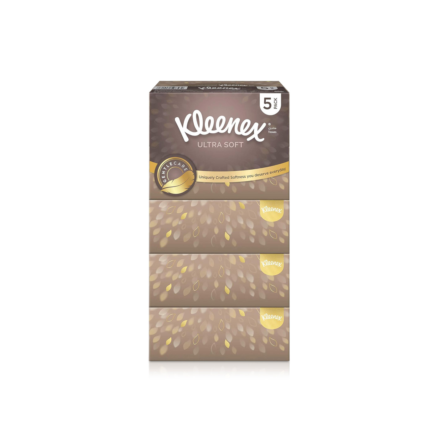 Kleenex Ula Soft Premium Facial Tissue 96 Sheets x 3 Ply x 5 Packs