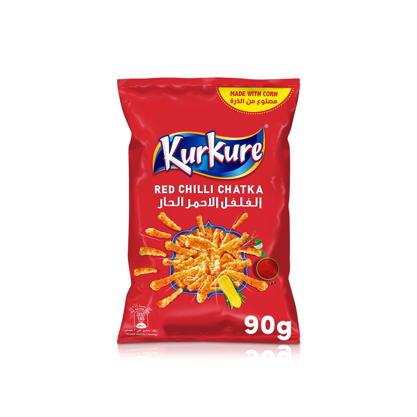 Kurkure Red Chilli Chatka 90g