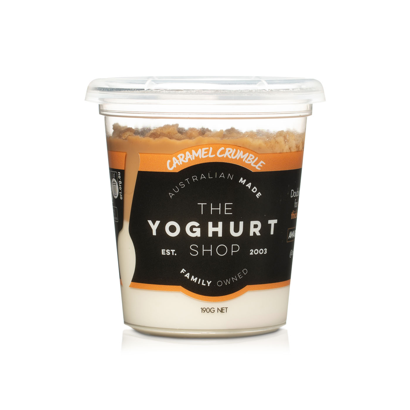 The Yoghurt Shop Caramel Crumble 190g
