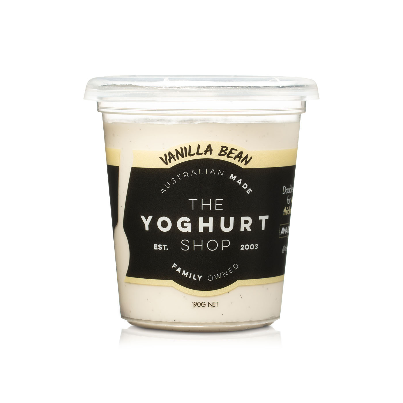 The Yoghurt Shop Vanilla Bean 190g