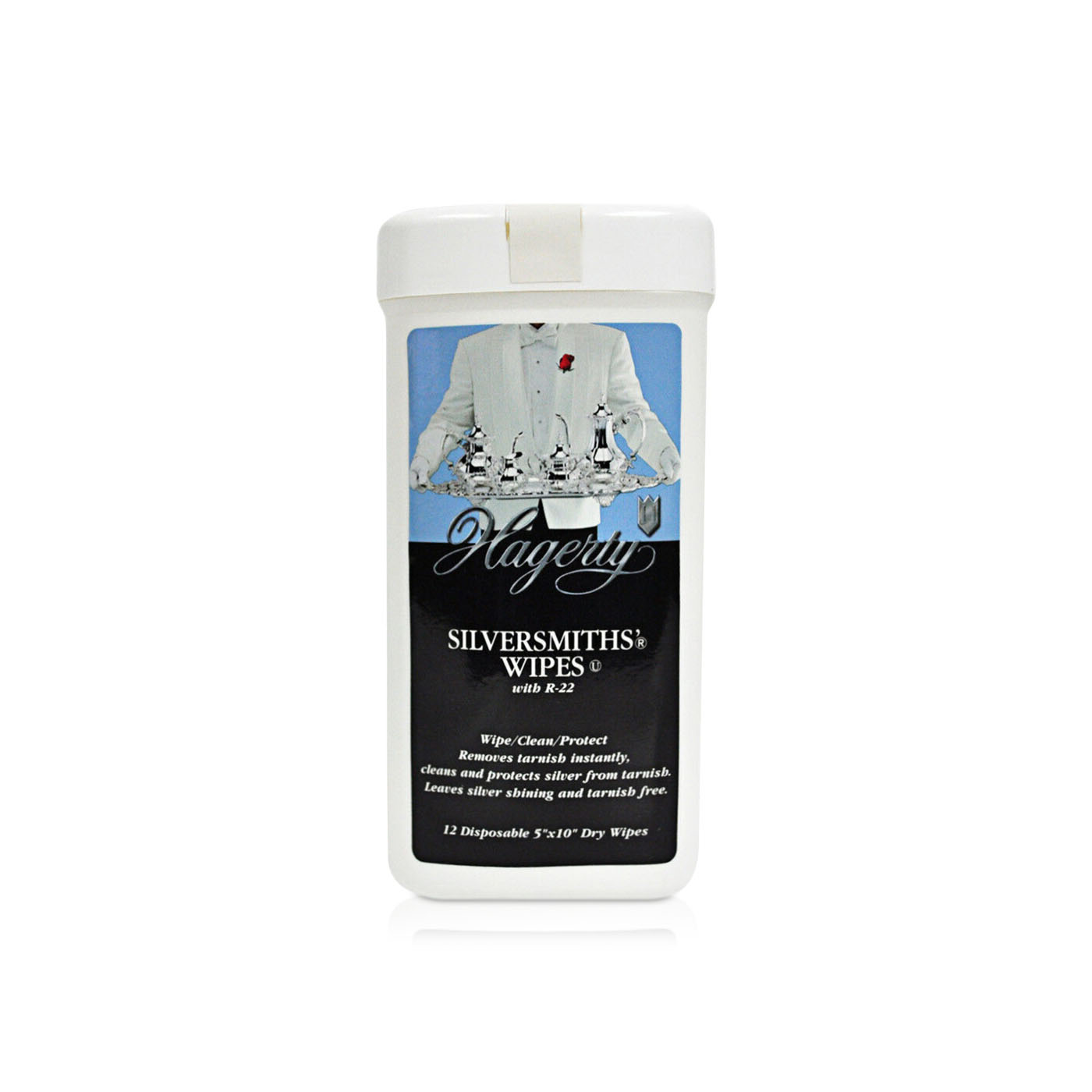 Hagerty Silversmiths' 12 Dry Wipes