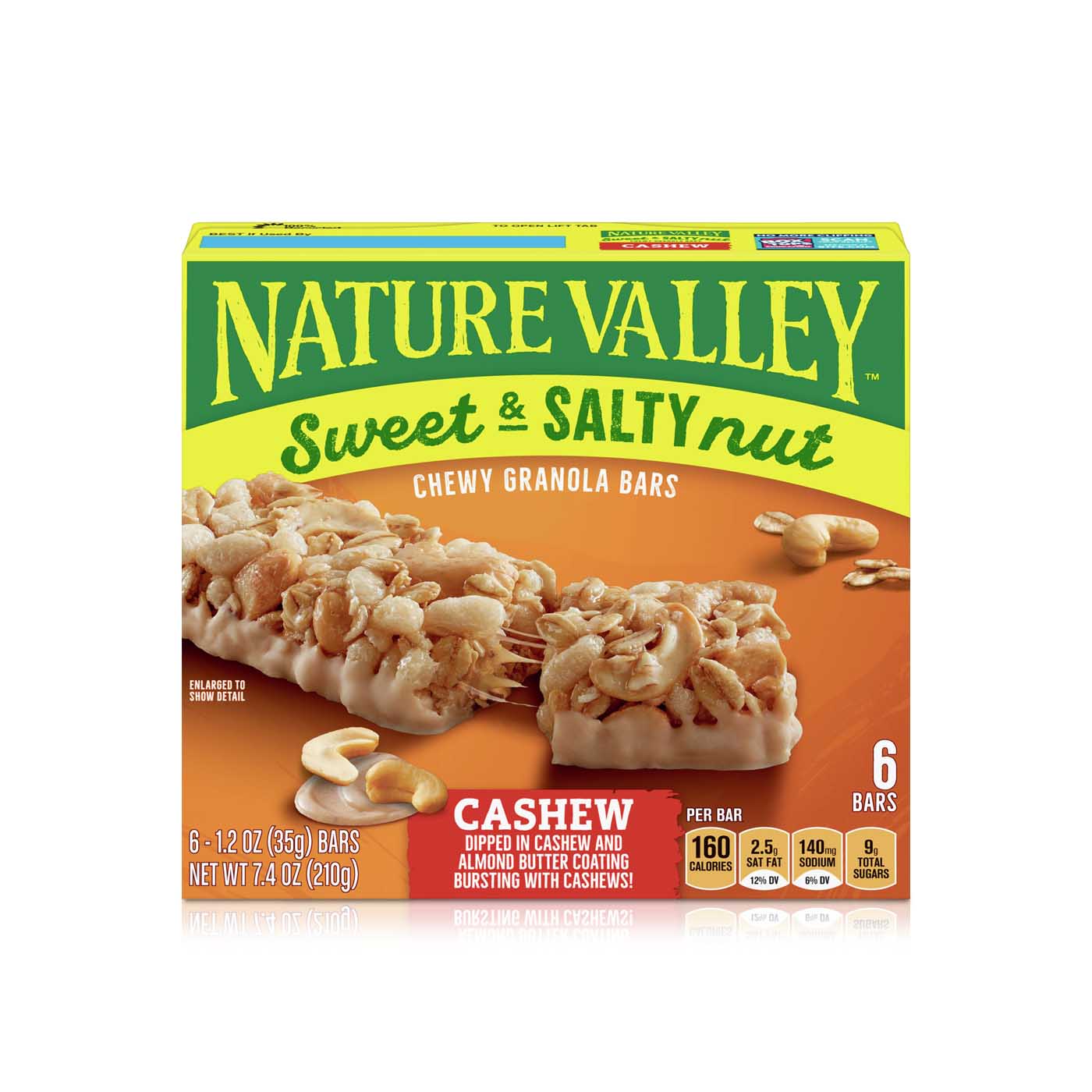 Nature Valley Cashew Sweet & Salty Granola Bars 6s 204g