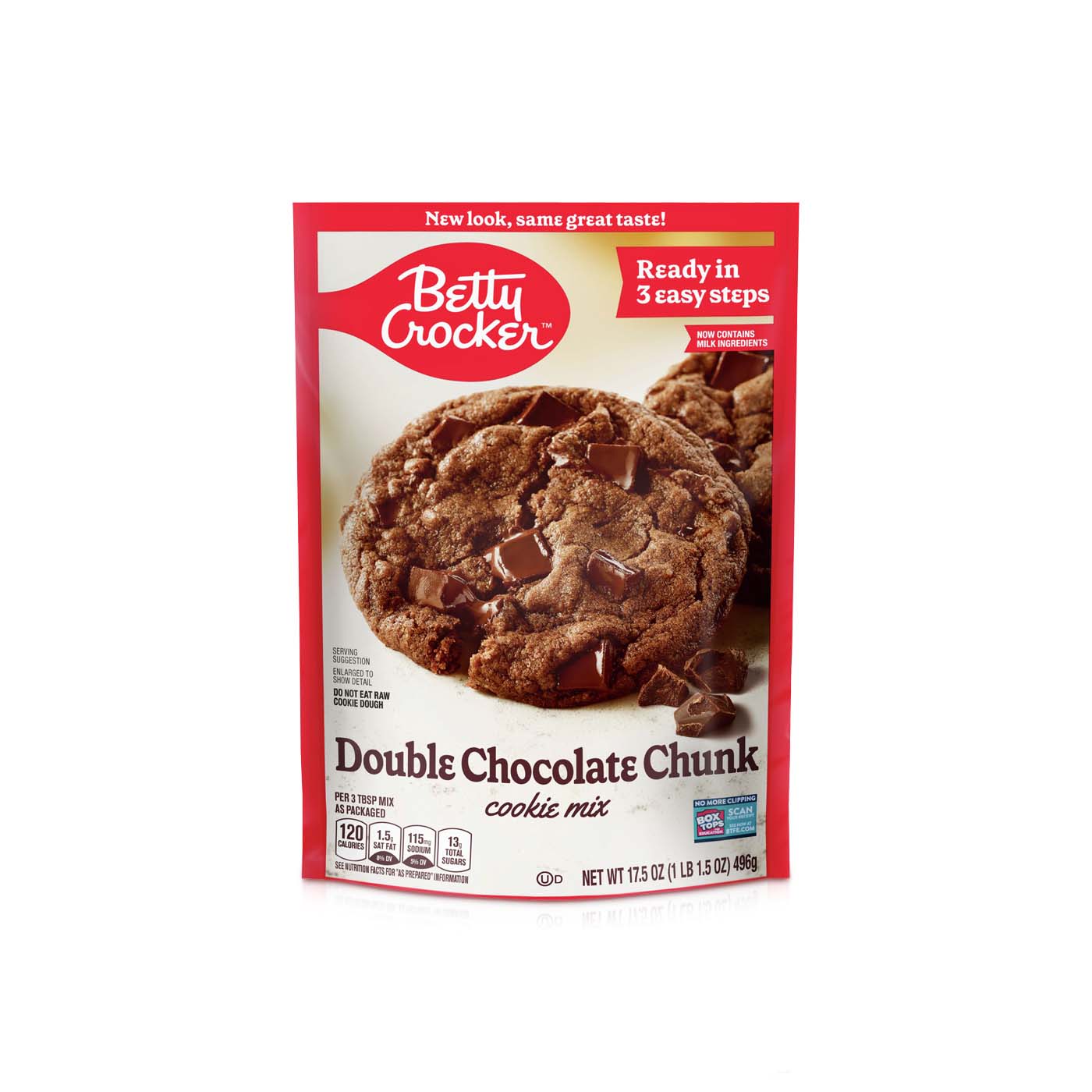 Betty Crocker Double Chocolate Chunk Cookie Mix 496g