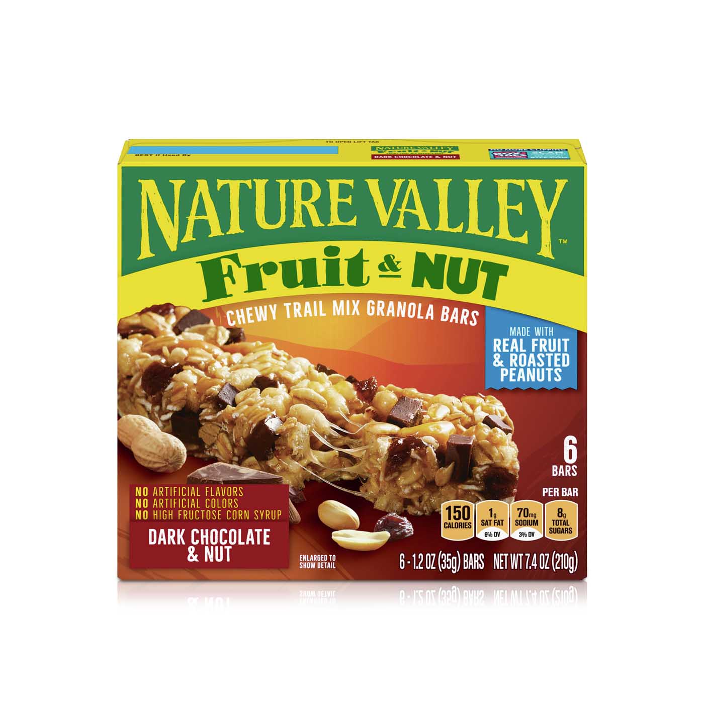 Nature Valley Dark Chocolate & Nut Fruit & Nut Chewy Trail Mix Granola Bars 6s 209g