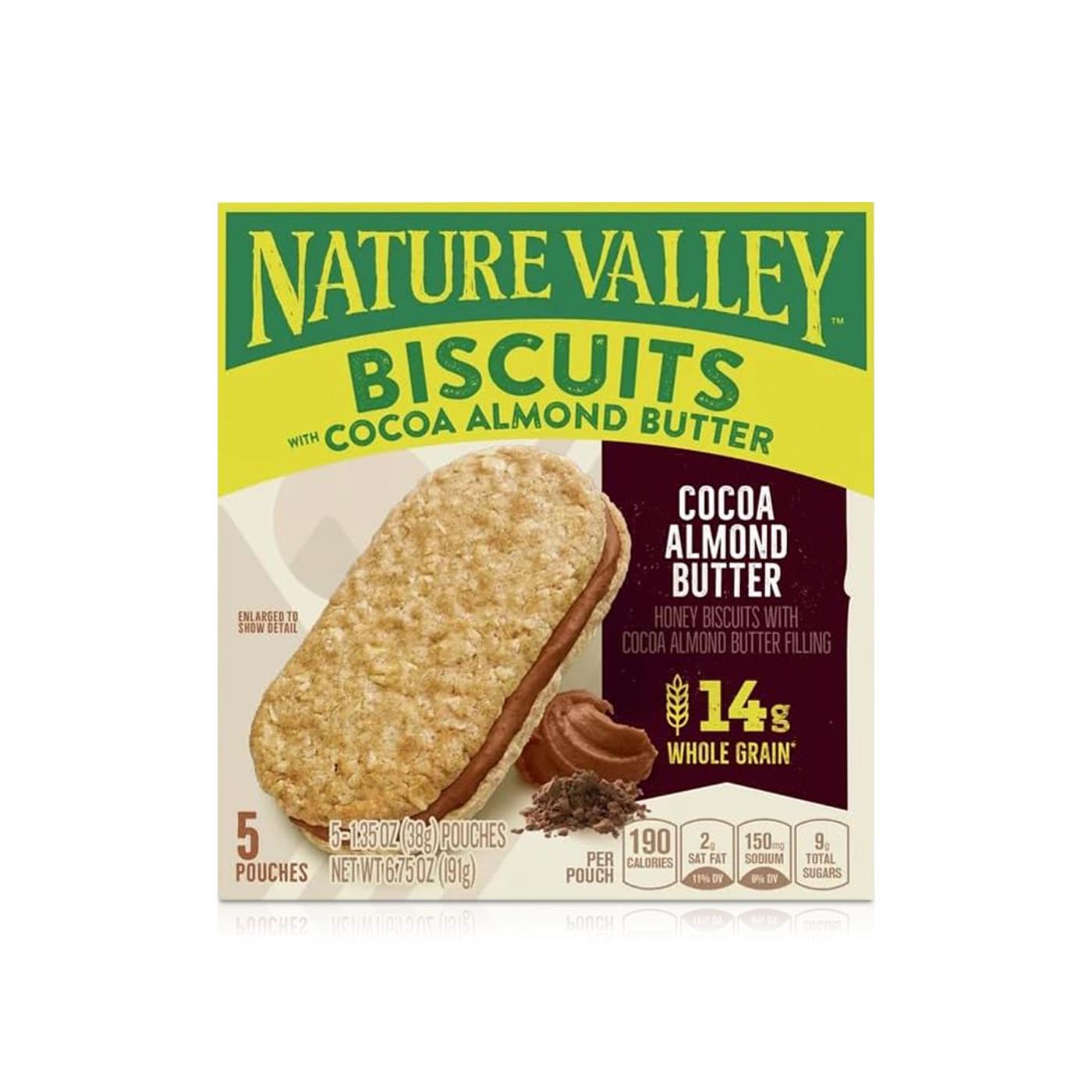 Nature Valley Biscuits with Cocoa Almond Butter 191g