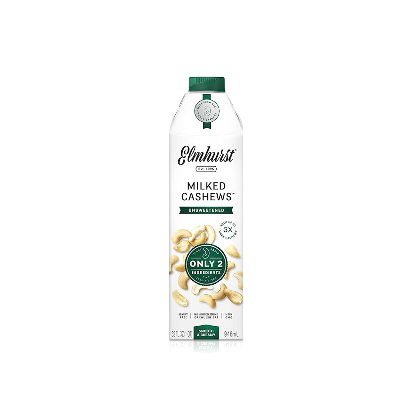 Elmhurst Unsweetened Cashew Milk 946ml