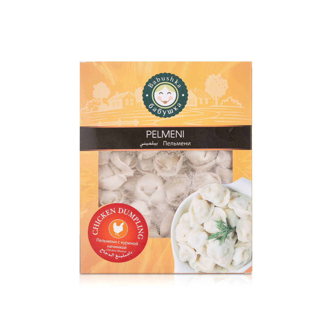Babushka Pelmeni Frozen Chicken Dumpling 400G