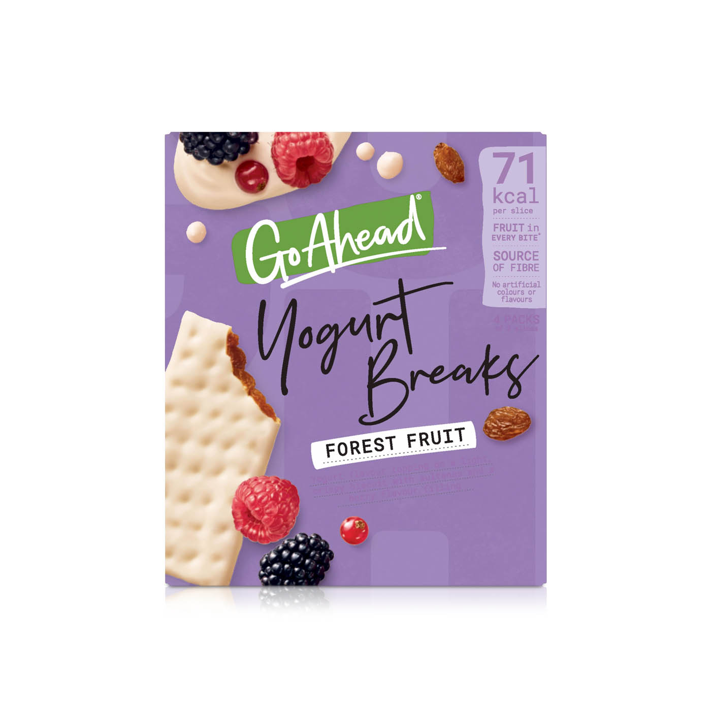 Go Ahead Forest Fruit Yogurt Breaks 35.5g 4s