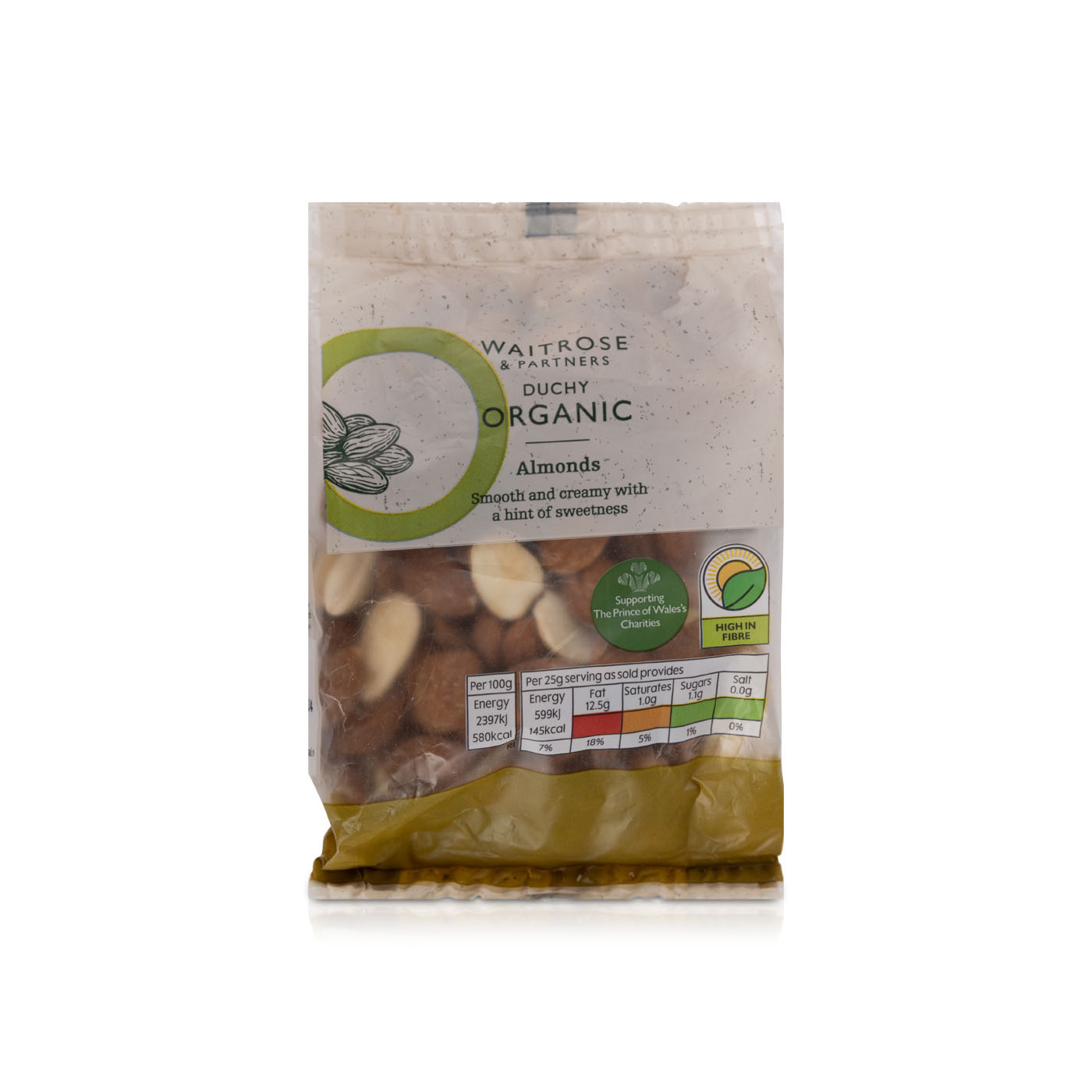 Waitrose Duchy Organic Almonds 150g