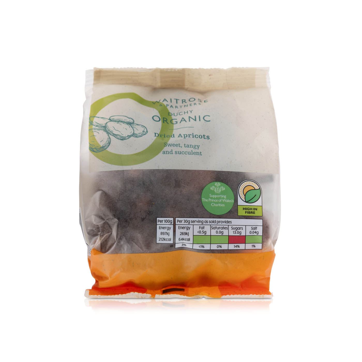 Waitrose Duchy Organic Dried Apricot 250g