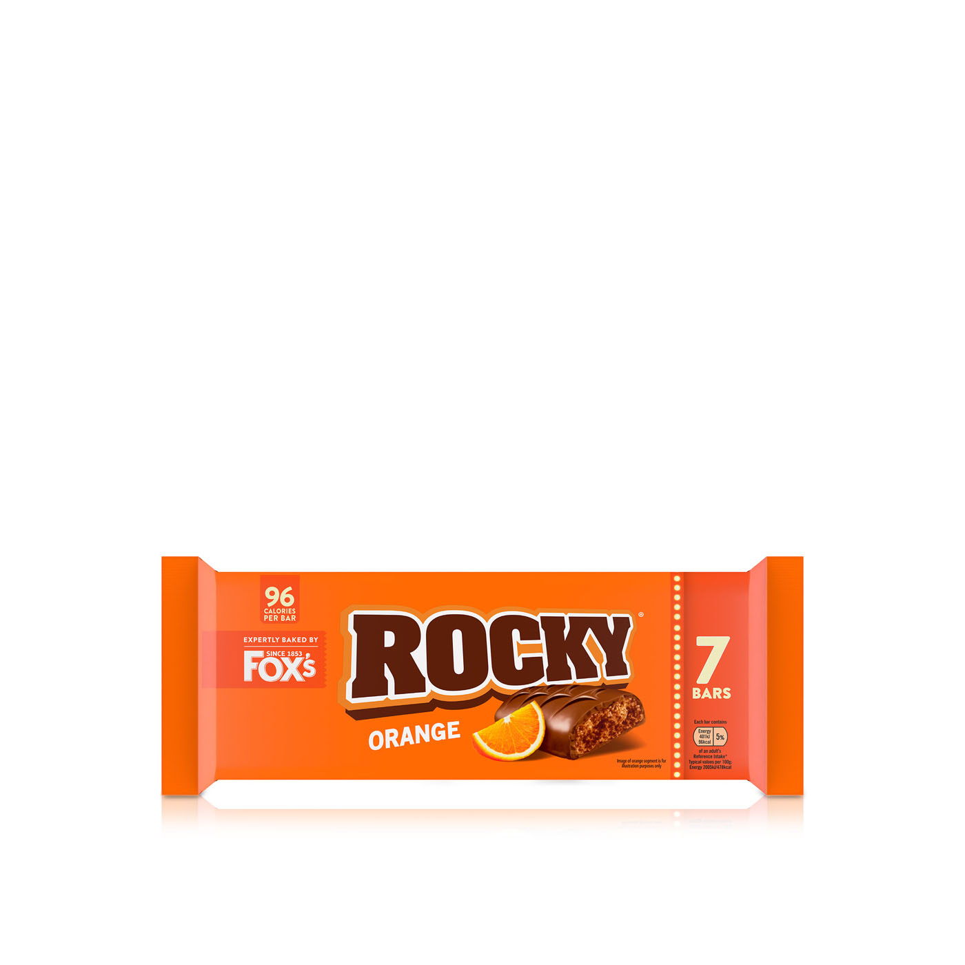 Fox's Rocky Orange Chocolate Biscuit Bar 7s 138g