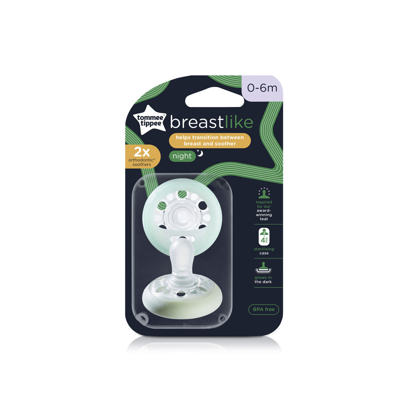 Tommee Tippee Soothers 0-6 Months 2s
