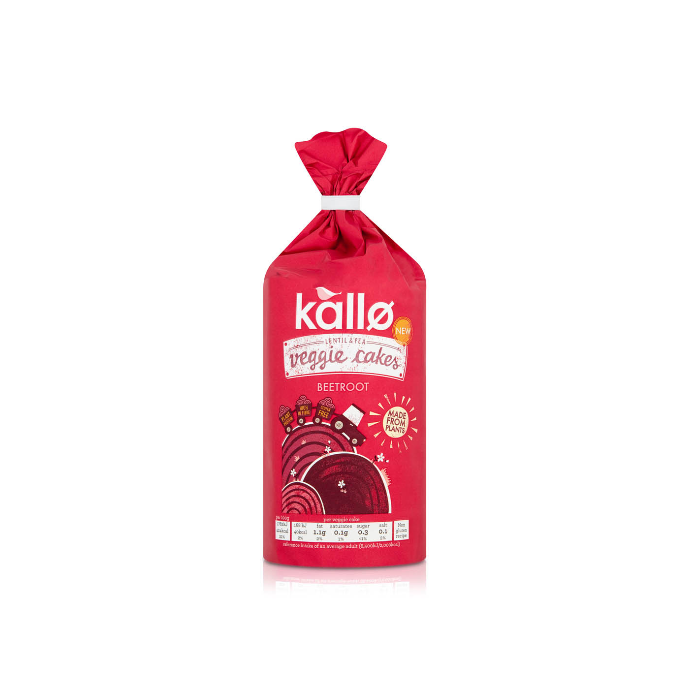Kallo Beetroot Veggie Cakes 122g
