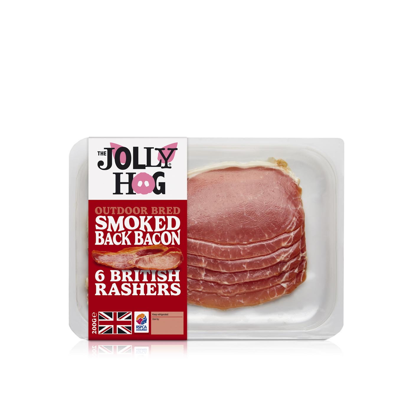 The Jolly Hog Smoked Back Bacon 200g