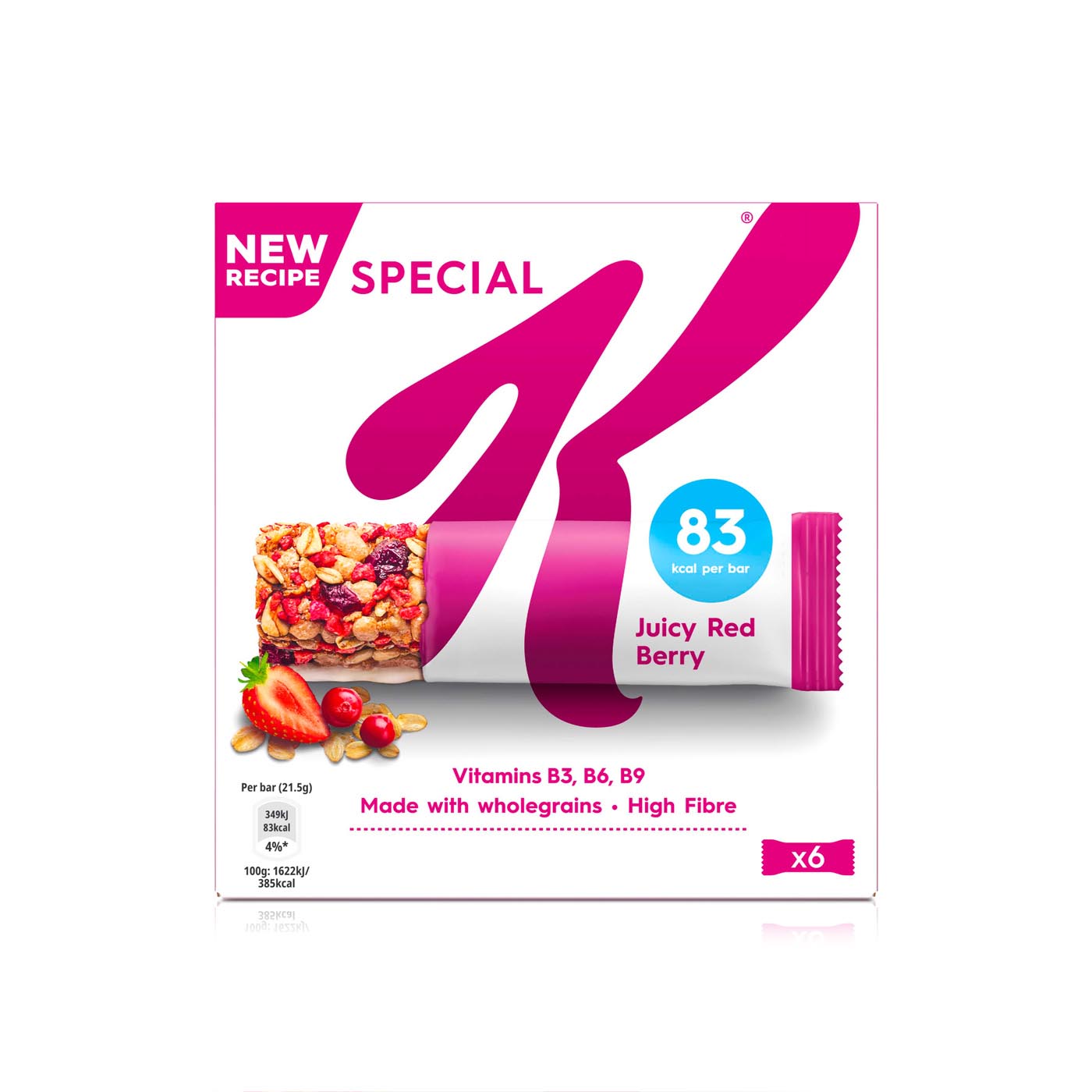 Kellogg's Special K Red Berries Cereal Bars 21.5g 6s