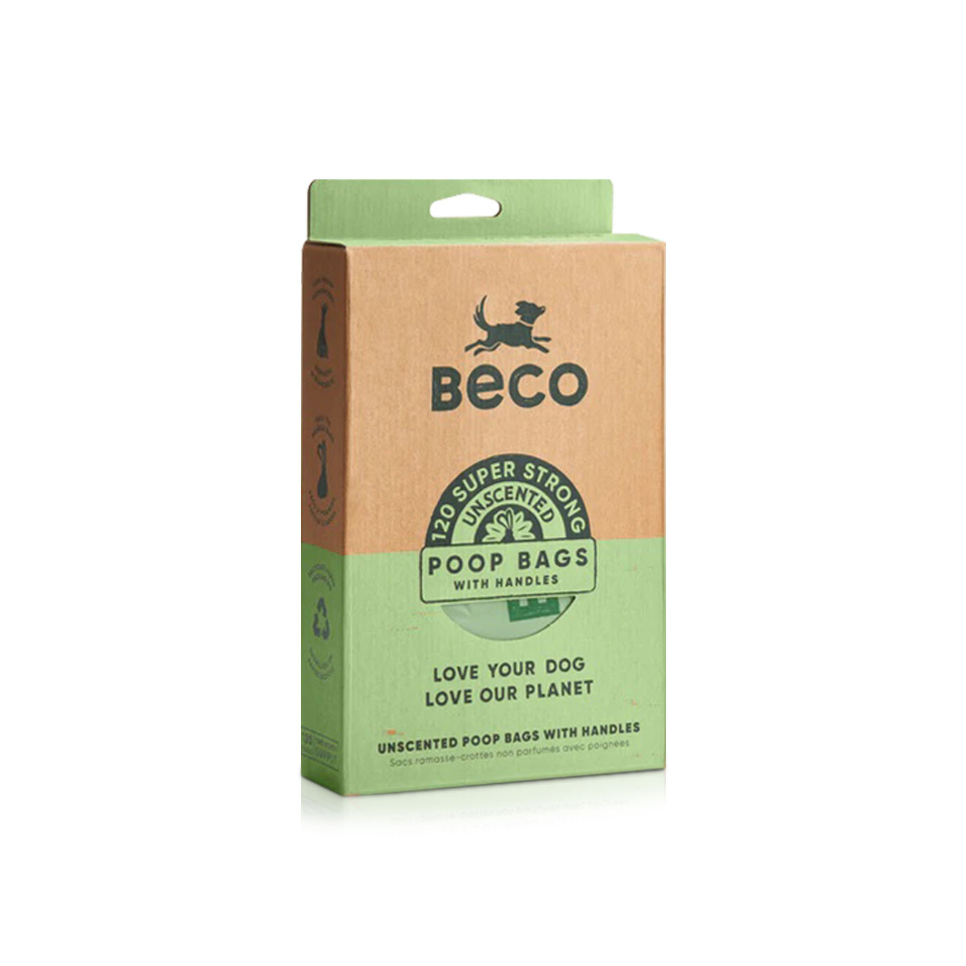 Beco Unscented Super Strong Dog Poop Bags x 270