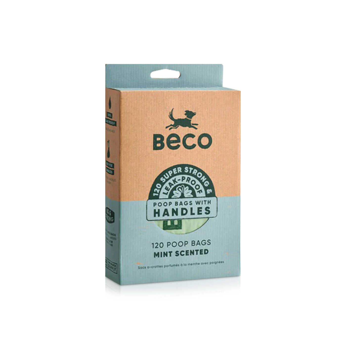 Beco Peppermint Scented Poop Bags x 120