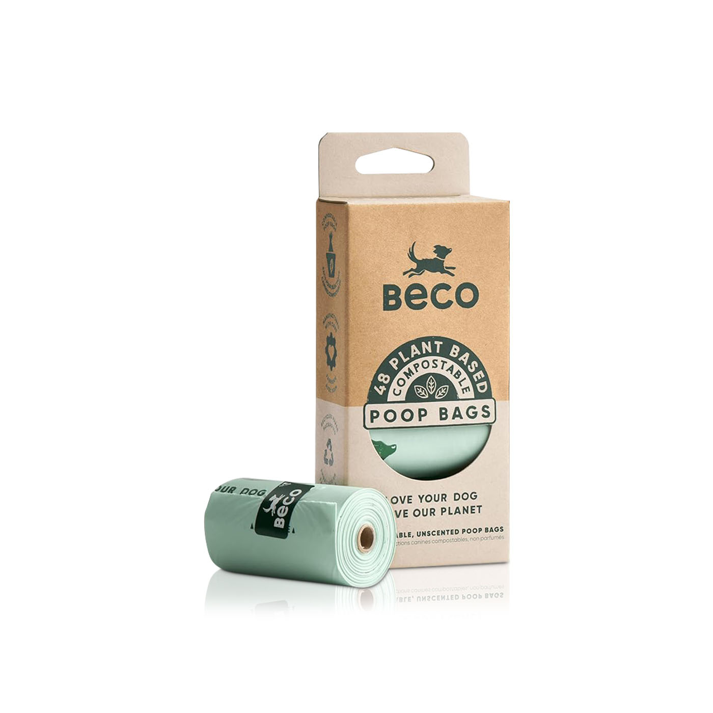 Beco Compostable Dog Poop Bags x 48