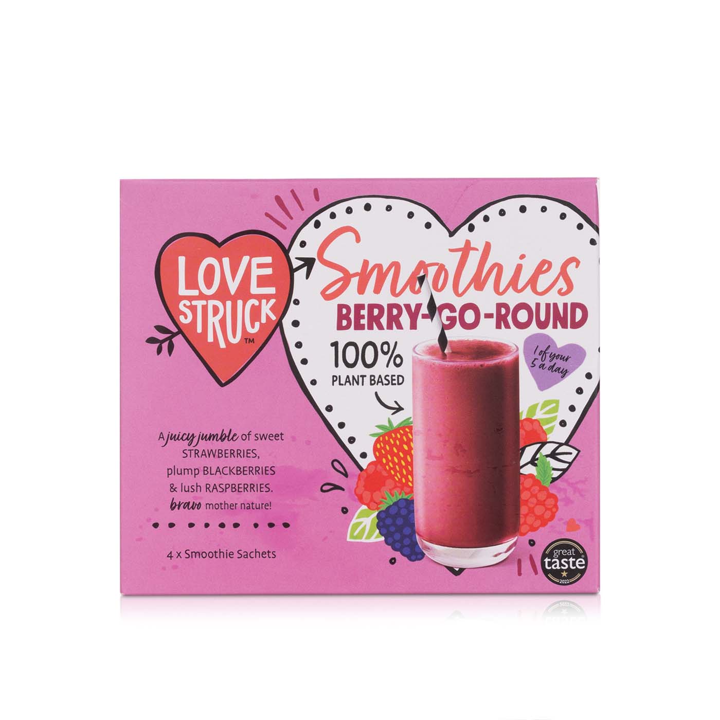 Love Struck Frozen Smoothie Mix Berry-Go-Round 4 X 120G