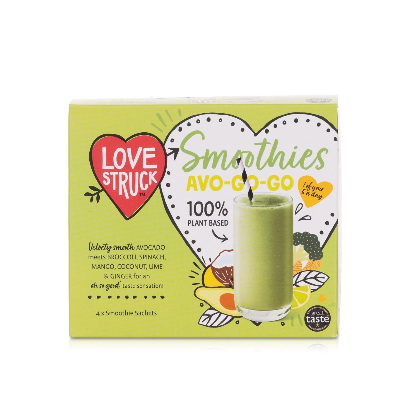 Love Struck Frozen Smoothie Mix Avo Go Go 4 X 120G